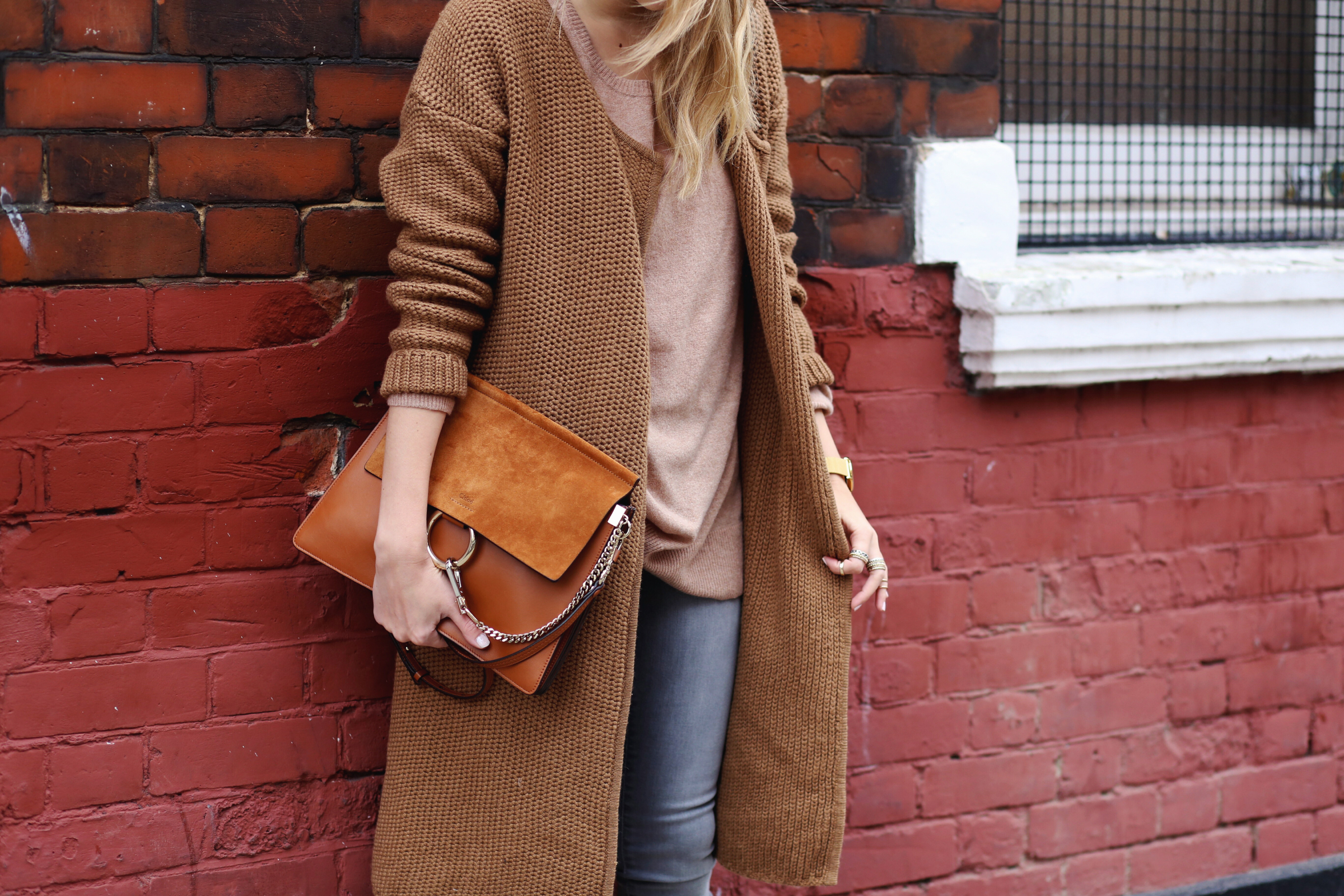 Cognac & grey | #StyleStories
