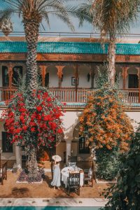 Colourful gardens Marrakech