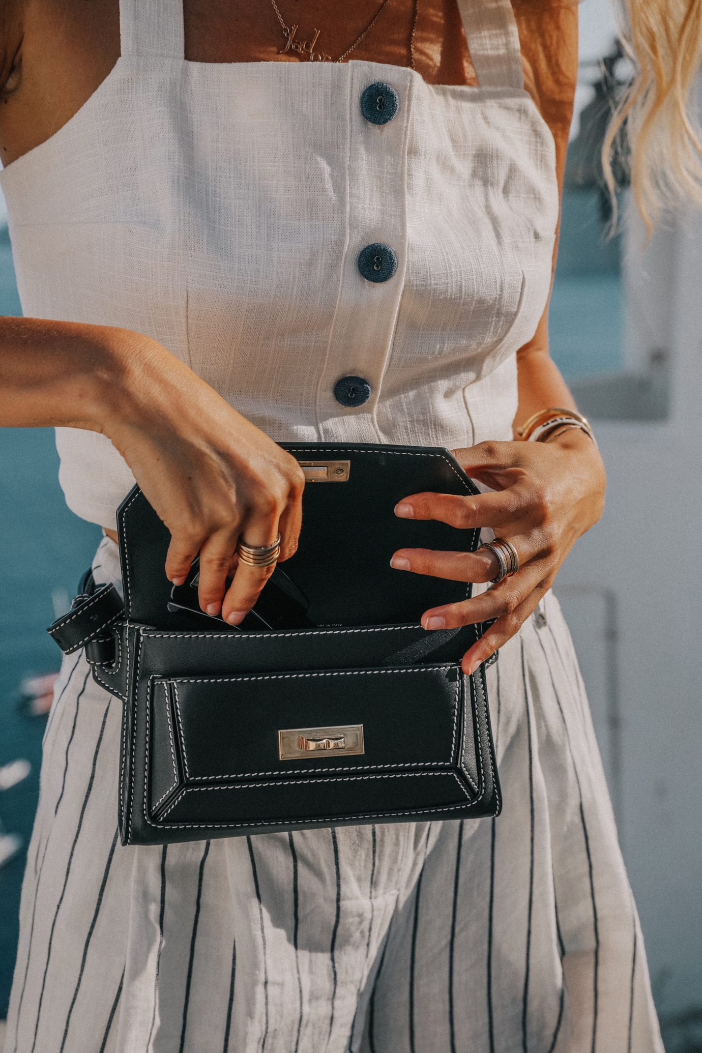 Bally Belt Bag Santorini leonie hanne haute couture