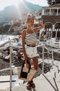 White shorts in Italy