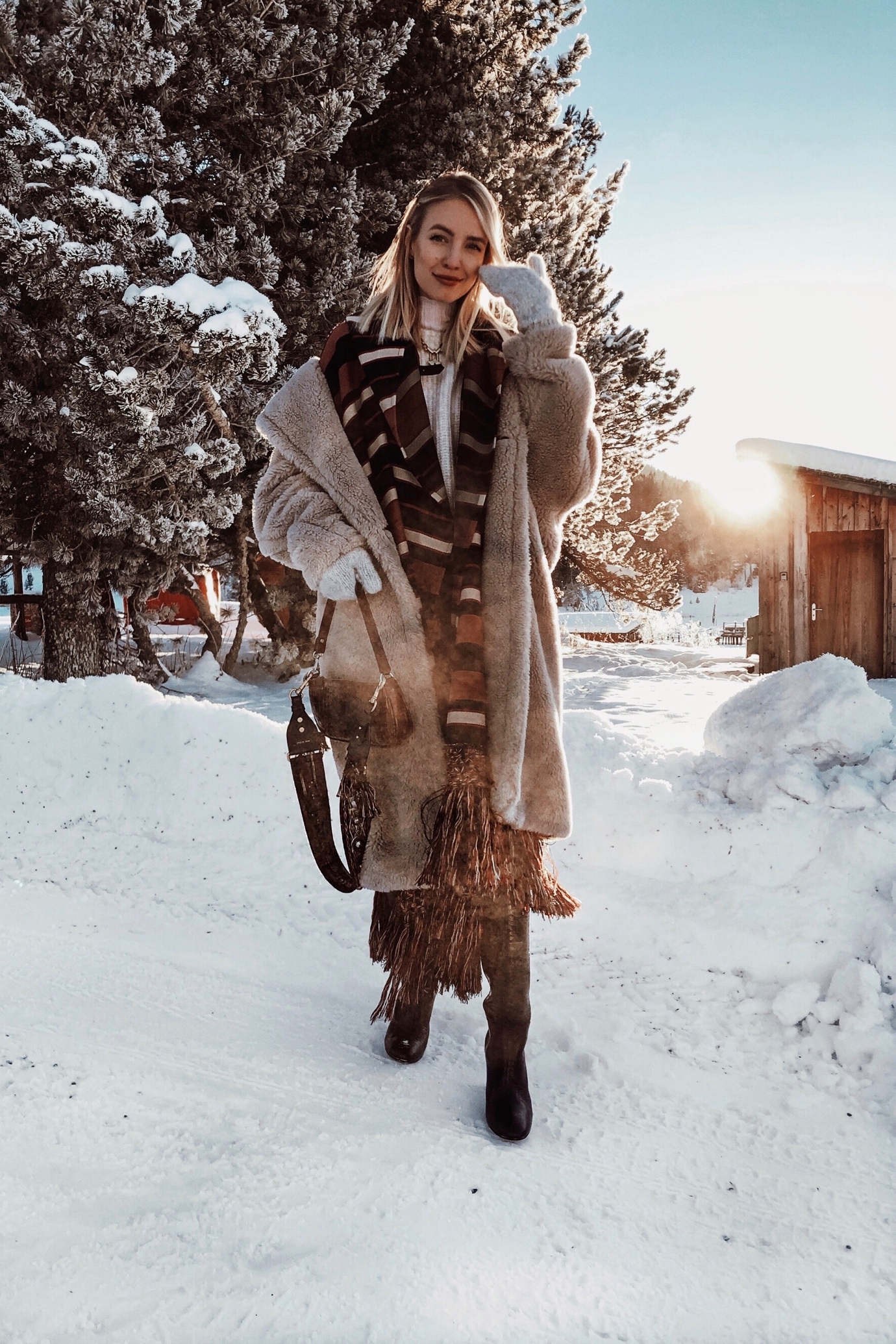 Etro poncho St Moritz