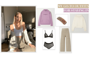 Staying in outfits collage