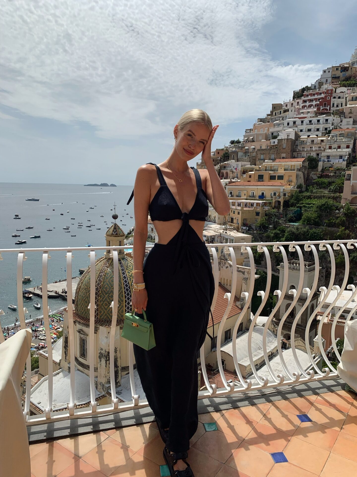 Leonie Hanne Positano July 29, 2019 – Star Style