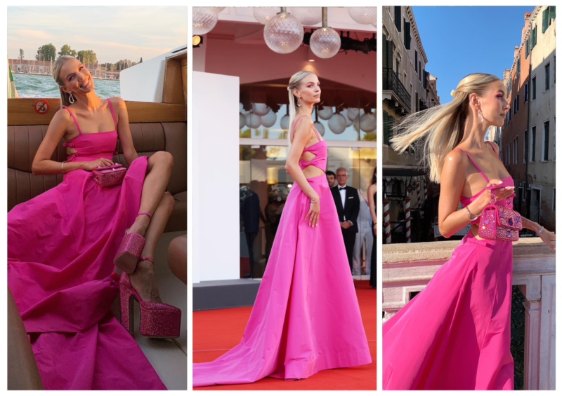 Venice Film Festival | Pink Valentino Carpet