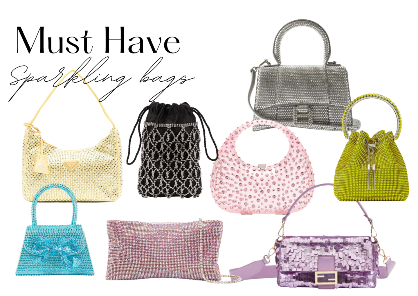NEW IN SPARKLING BAGS
